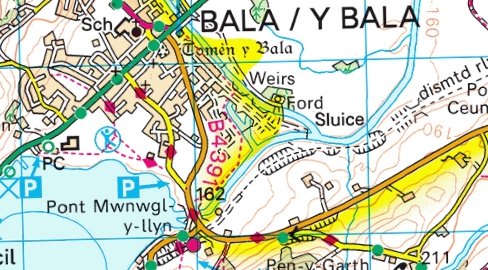 Bala Junc Map 